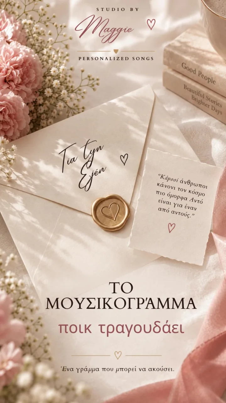 Musical Letter example for mom